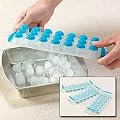 Chef Craft 21552 3-Piece Ice Cube Tray Round Push Out, Colors may vary, 11-Inch