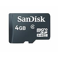 SanDisk - Flash memory card - 4 GB - Class 2 - microSDHC - black