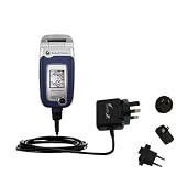 International Wall / AC Charger for the Sony Ericsson z520c - Gomadic Brand w/ TipExchange Technology
