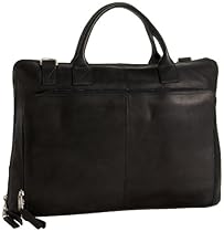 Hot Sale Latico Heritage Collection Slim Top-Zip Briefcase, Black, One Size