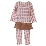 Marimekko Trendy Newborn Infant Baby Girl Clothes 2pc Rose Skirt Gift Set 0M-24M