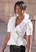 metrostyle Ruched & Ruffled Shirt