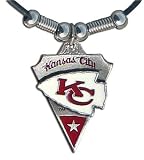 NFL Kansas City Chiefs Leather Cord Necklace