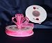 Sheer Organza Ribbon Mono Edge - 3/8" - 25 Yards (75 FT) - Hot Pink