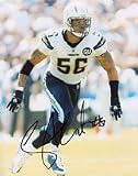 Shawne Merriman Autographed / Signed San Diego Chargers Football 8x10 Photo