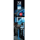 カーブにも取り付けられる フリースタイルライン 防水36LEDライト ブルー 2本入り F234