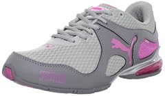 Puma Women's Cell Riaze Running Shoe,Limestone/Raspberry/Silver,6.5 B US 