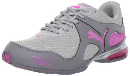 Puma Women's Cell Riaze Running Shoe,Limestone Grey/Raspberry Silver,8 B US