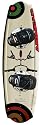Kwik Tek Airhead Horns Up Wakeboard with Clutch Binding (134cm)