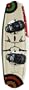 Kwik Tek Airhead Horns Up Wakeboard with Clutch Binding (134cm)