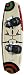 Kwik Tek Airhead Horns Up Wakeboard with Clutch Binding (134cm)