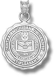 Central Michigan Chippewas Seal Pendant - Sterling Silver Jewelry