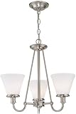 Lite Source LS-19653PS-FRO 3-Lite Chandelier
