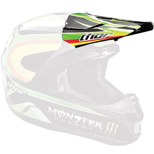 Thor MX Visor Kit Men's Force Motocross Motorcycle Helmet Accessories - PC Green / One Size
