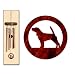 beagle17 - Beagle Wind Chimes XSMALL Bronze