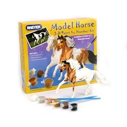 Model Horse 3-D Paint By Number Kit&nbsp;