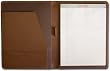 Chocolate Brown Leather Standard Padfolio