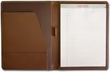 Chocolate Brown Leather Standard Padfolio