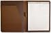 Chocolate Brown Leather Standard Padfolio