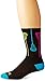 SockGuy Men's Glow Sticks Socks, Black, Large/X-Large
