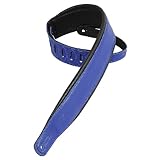 Levy's Leathers PM32-BLU Garment Leather Strap with Foam Pad,Blue