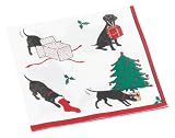 Caspari Slobber's Christmas Paper Lunch Napkin Package