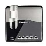 View Sonic PLED-W200 1080p Front Projector, 300 Inches - Black