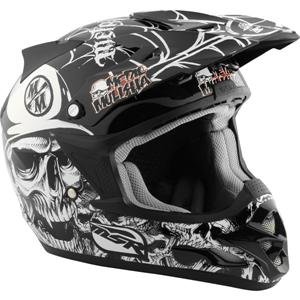 MSR Racing Velocity Metal Mulisha Helmet - X-Large/Metal