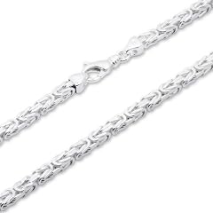 925 Silberkette: K�nigskette Silber 4,5mm breit - L�nge frei w�hlbar KK0045