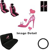 Lady High Heel Shoe w/ Triple Pink Hearts Auto Accessories Interior Car Truck SUV Combo Kit Gift Set 11PC 41pzo7M rNL. SL160 Lady High Heel Shoe w/ Triple Pink Hearts Auto Accessories Interior Car Truck SUV Combo Kit Gift Set 11PC