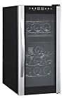 Avanti 18 Bottle Dual Zone Thermoelectric Wine Cooler W/Glass Door / Stainless Steel Handle