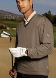 Big Mens V-Neck Windshirt by Nike Golf (Big & Tall and Regular Sizes)