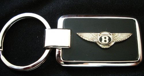 Bentley Black Onyx Key Chain