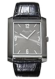 Kenneth Cole New York Men's Slim IP Gunmetal Plating Collection Leather Watch#KC1441