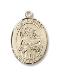 14kt Gold St. Raphael the Archangel Medal