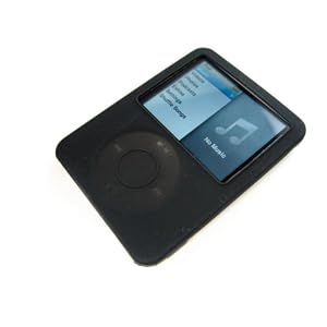 iPod Nano 3G (2 pack) Black Silicone Skin & Screen Protector Pack by Prima Cases