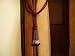 Pair Burgundy Beaded decorative Tassel / Tieback