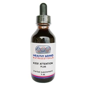 41pzuEMSZKL. SL500 AA300  Healthy Aging Nutraceuticals Kids Attention Plus 1 Ounce Bottle