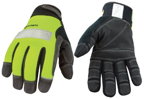 Best Price Youngstown Glove 08-3083-10-M Safety Lime Glove Lined with Kevlar Medium
