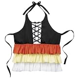 Candy Corn Halloween Apron