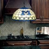 Michigan Wolverines Tiffany Hanging Lamp