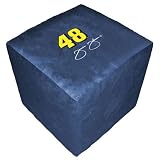 Jimmie Johnson #48 NASCAR Team Logo Cube Ottoman