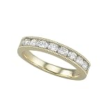 14K Yellow Gold Diamond Wedding/Anniversary Band - 0.75 Ct.