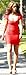 Meilun Women's Rayon Sexy Short Sleeve Square Neck Bandage Dress Red