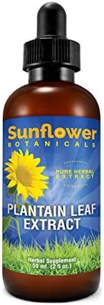 Plantain Leaf, Pure Premium Plantain Leaf Extract, 2 Ounces