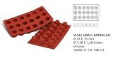 Silikomart - Moules & Plaques a Patisserie en silicon MINI BORDELAIS Royal SF033