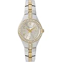 Women's Timex Bi-Metal Watch with Crystals - Silver/ Gold