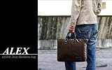 ALEX(アレックス) 光沢感ある素材を使った ビジネスバッグ ビジネスバック メンズ レディース 出張