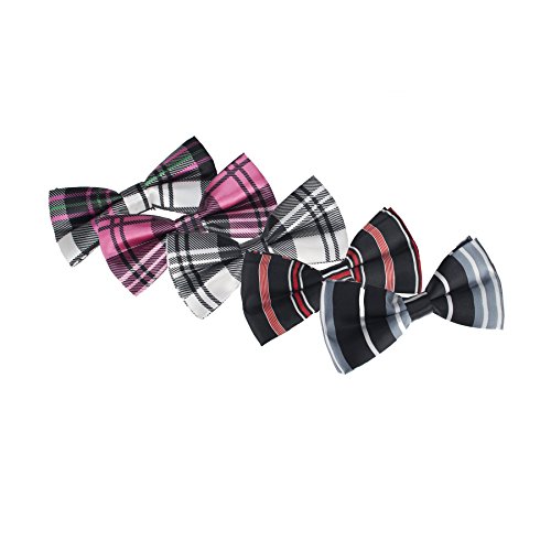 TOPTIE Mens Stylish 5in1 Adjustable Bow Tie Collection - Various Designs