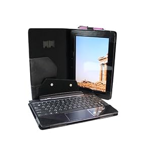 Poetic ASUS Transformer Pad Infinity Case TF700 / TF700T PU Leather Keyboard Portfolio Stand Case Cover for TF700 Keyboard Mobile Dock and Tablet (Black)